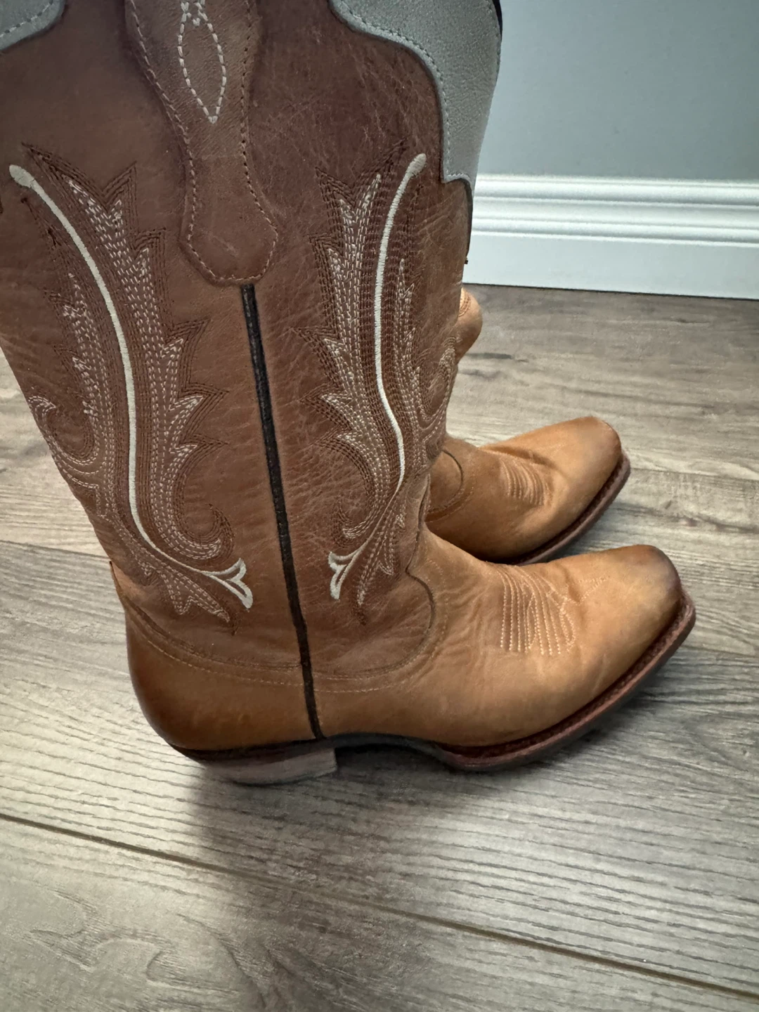 Brown Leather Cowboy Boots - photo 5