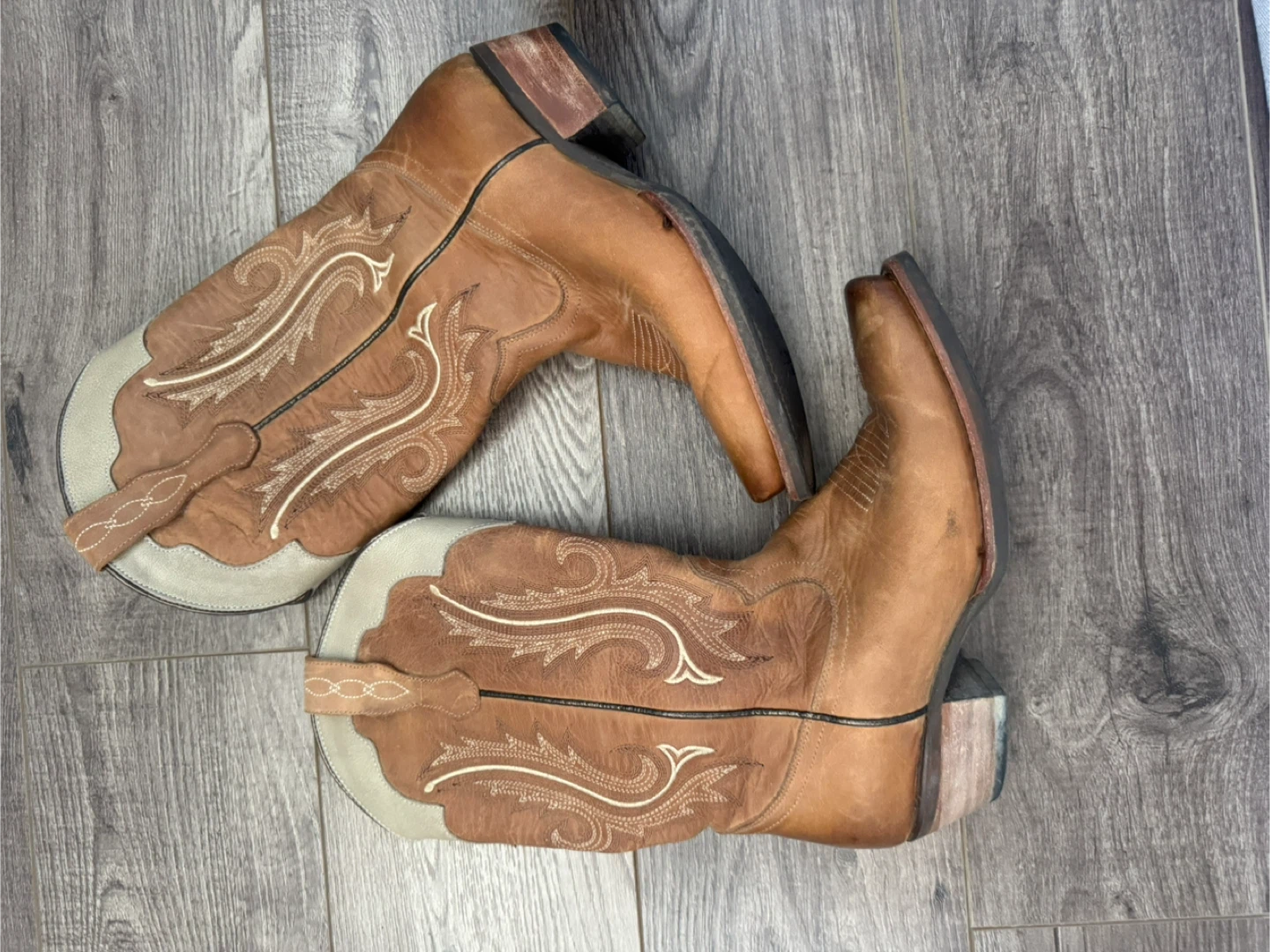 Brown Leather Cowboy Boots - photo 3