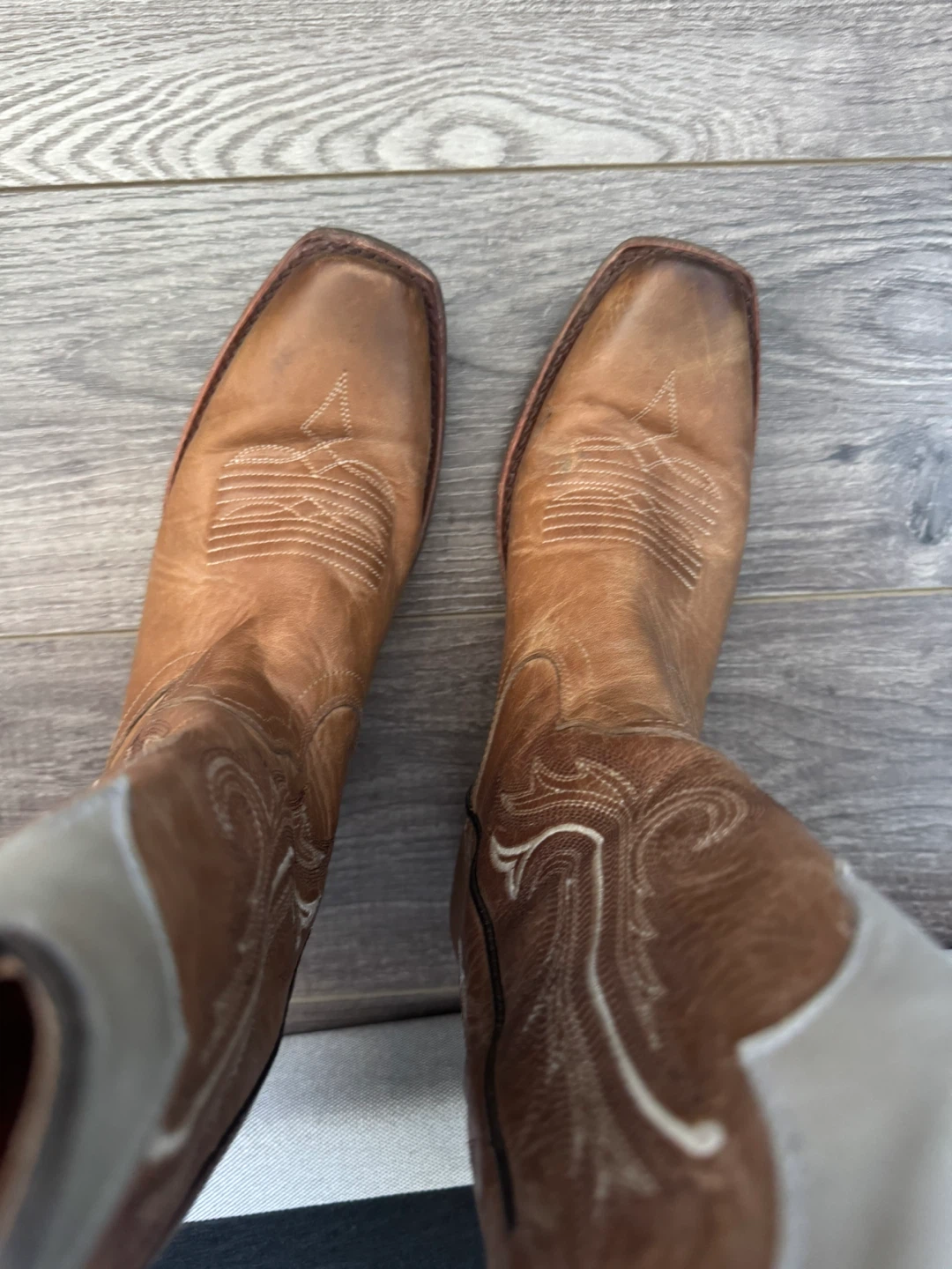 Brown Leather Cowboy Boots - photo 4