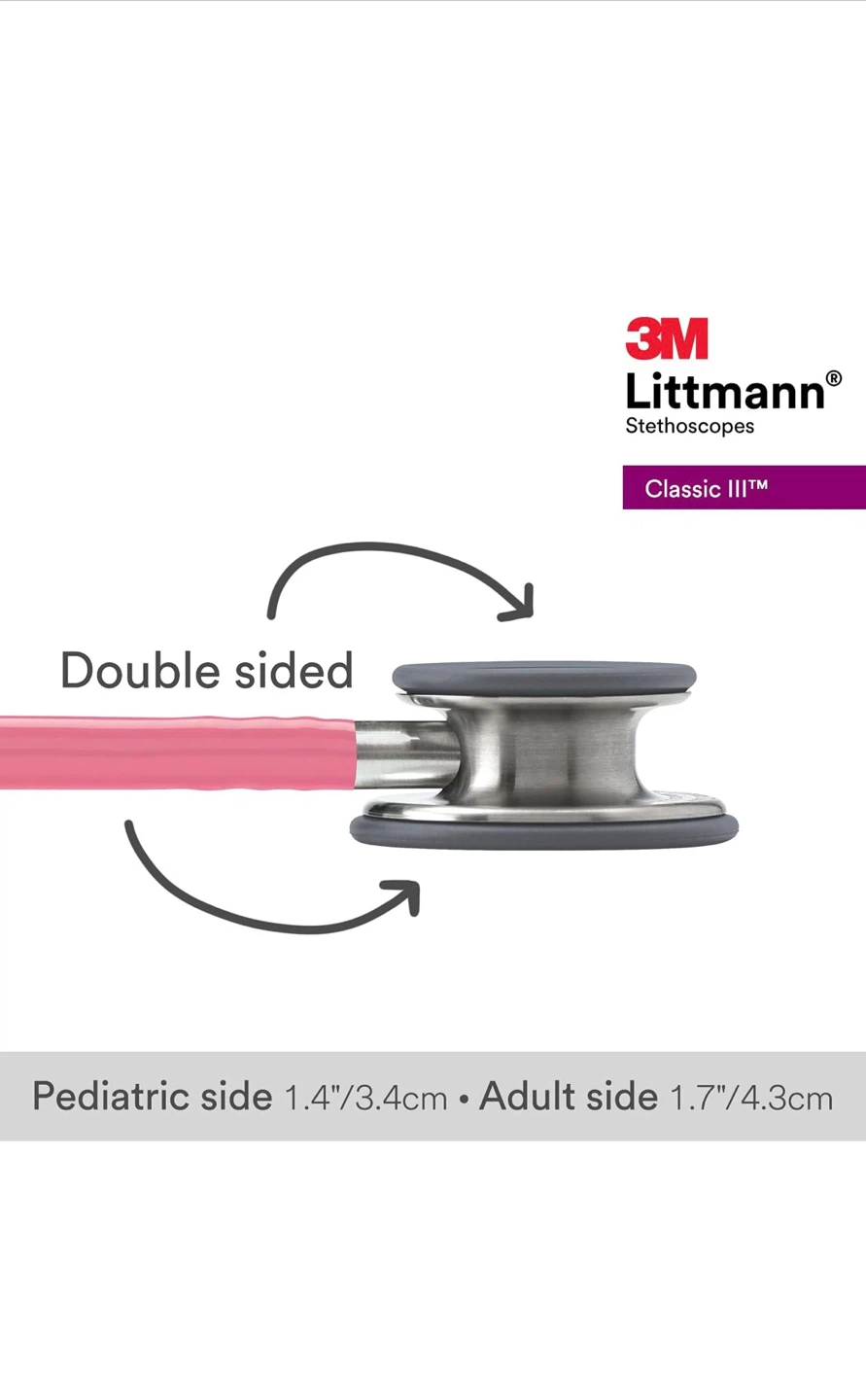 3M Littmann Classic III Stethoscope - Pearl Pink - photo 4