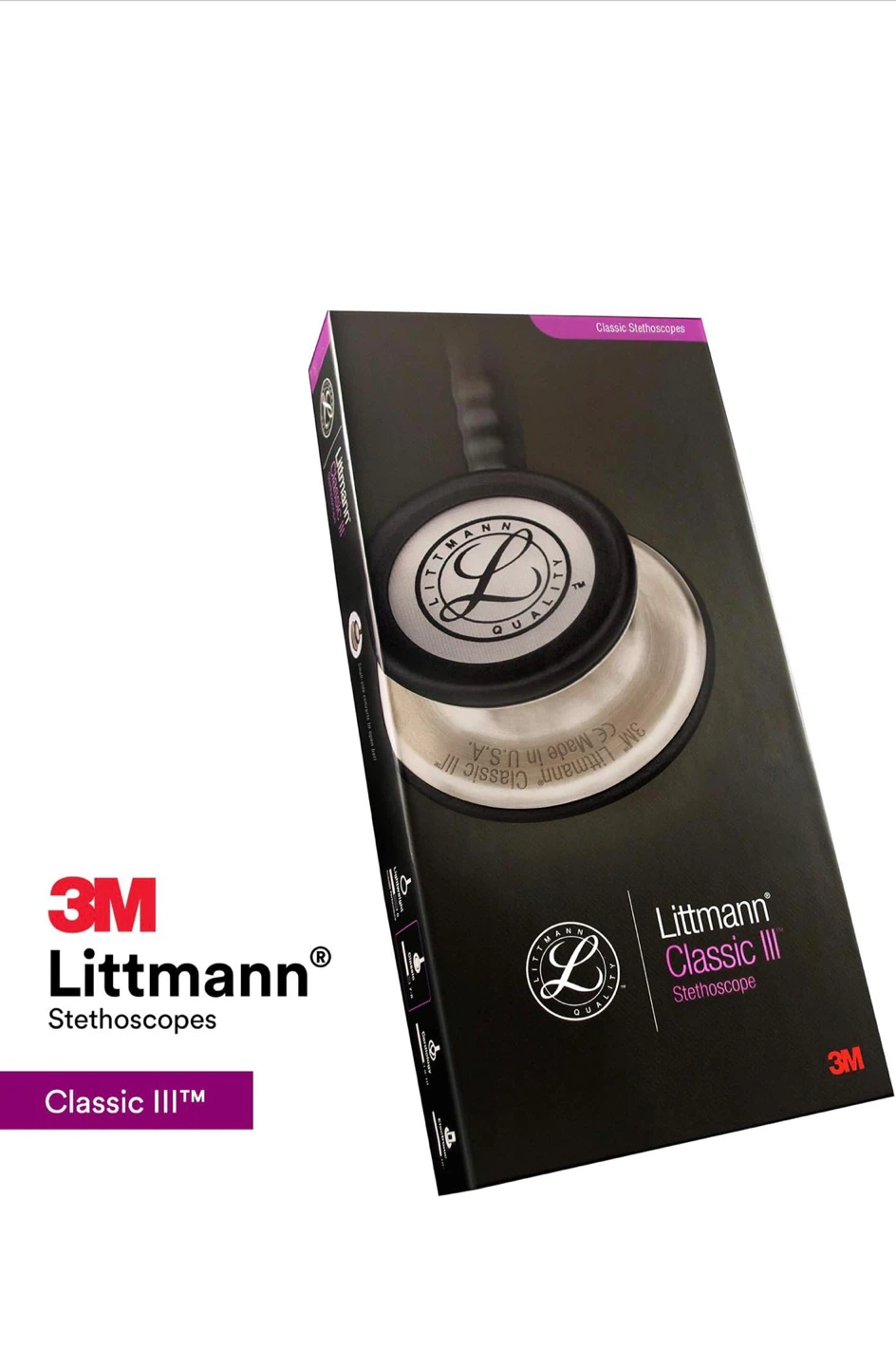 3M Littmann Classic III Stethoscope - Pearl Pink - photo 2