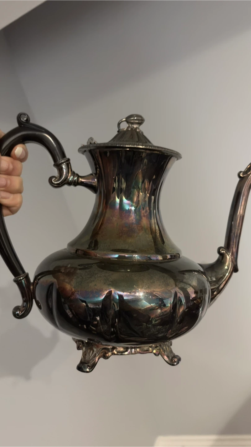 Vintage Silver Plated Teapot - photo 3