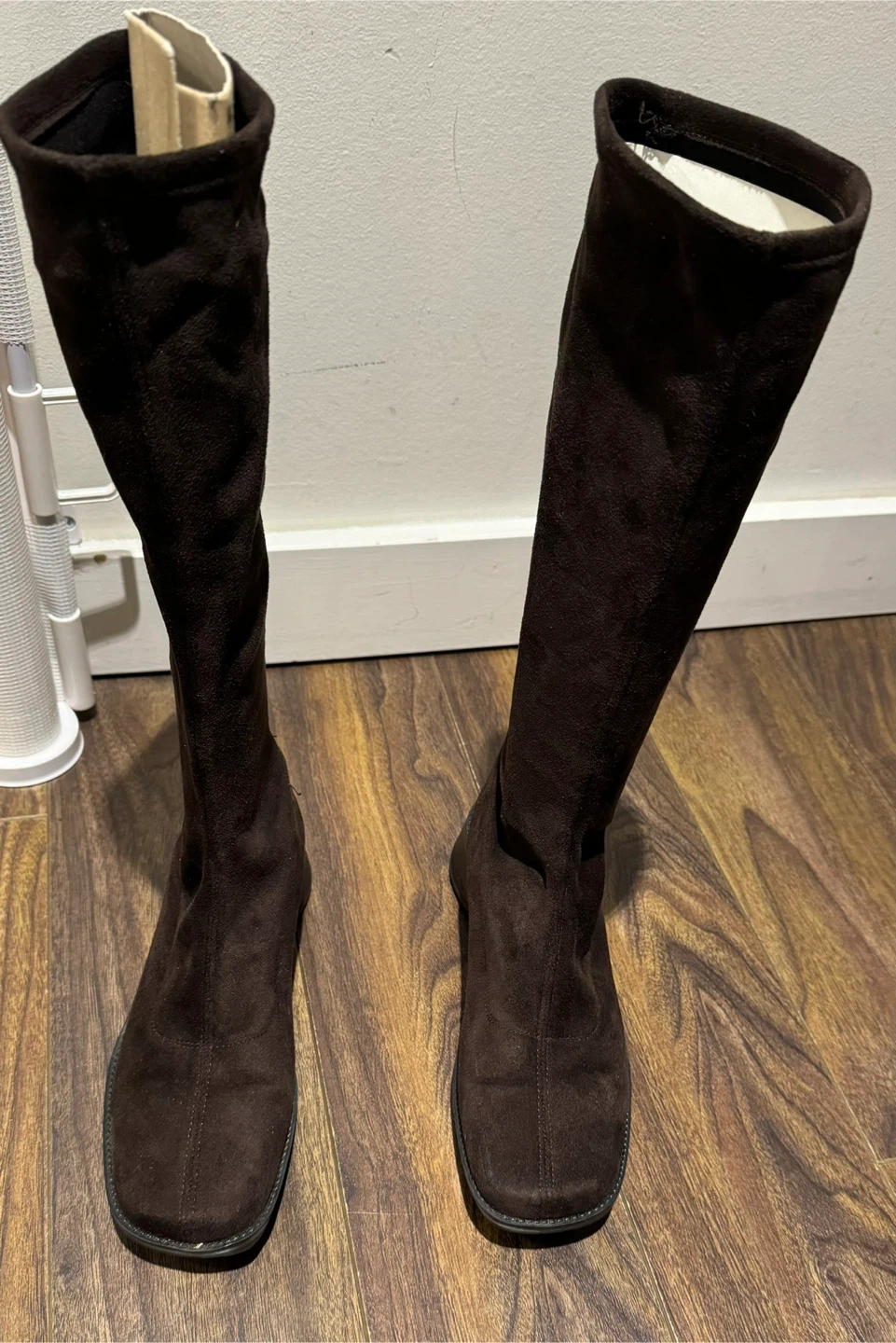 Brown Suede Knee-High Boots - photo 2