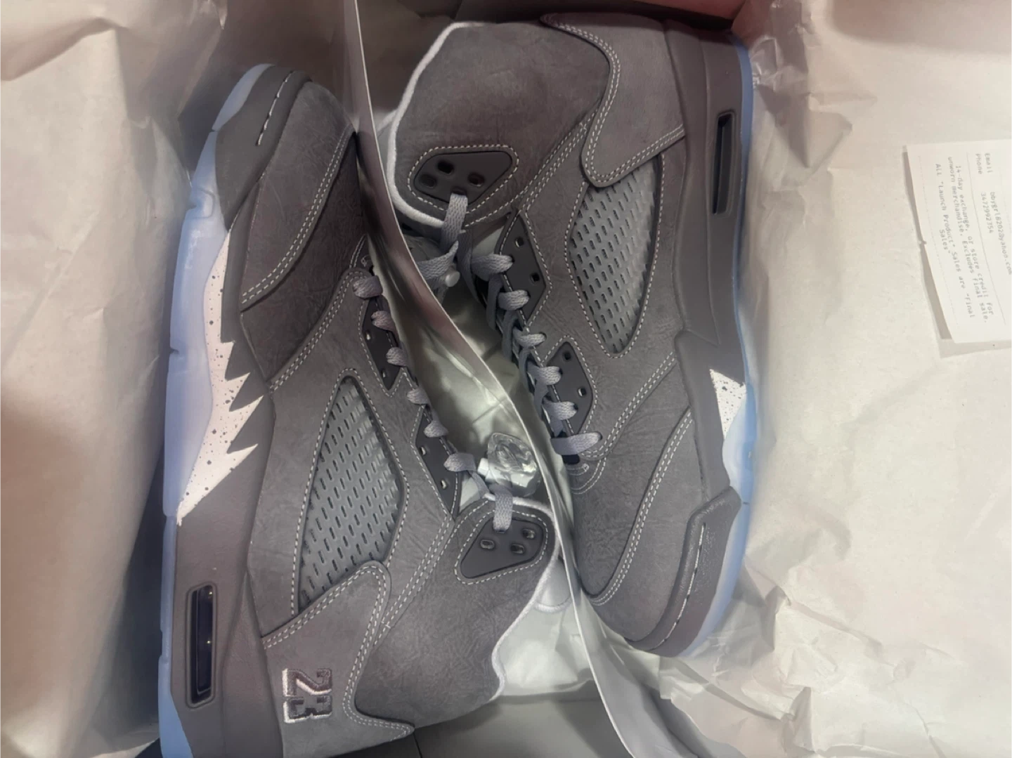 Jordan Retro 5 Wolf Grey - photo 5