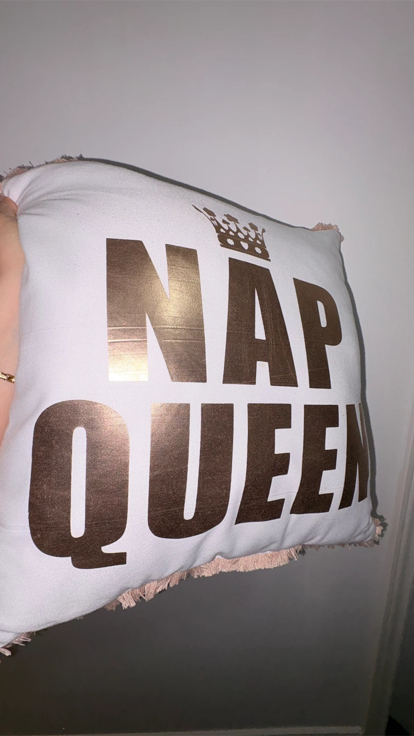 Nap Queen Throw Pillow