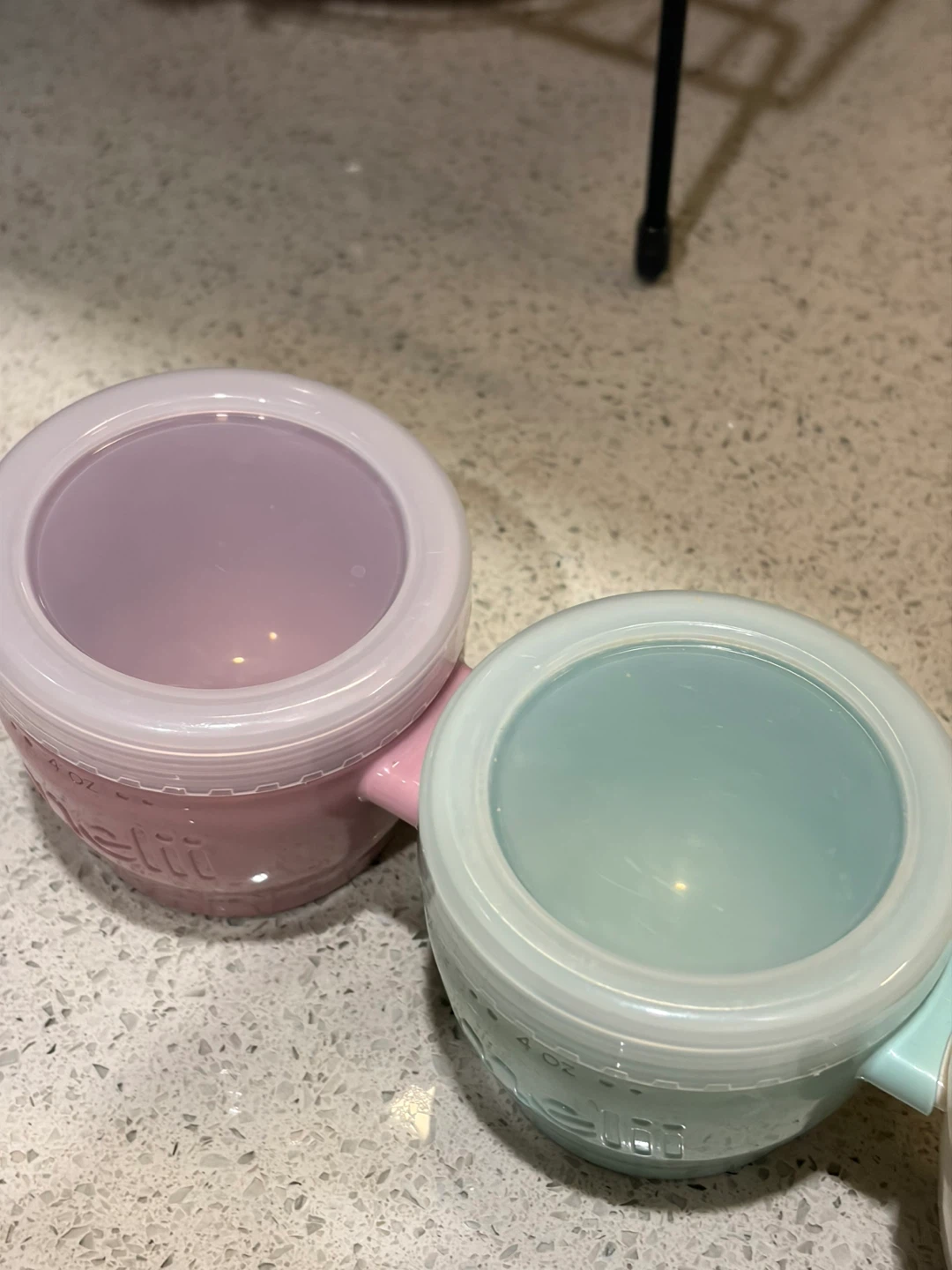 Melii 4 OZ Food Storage Cups Set (4 total) and 2 suction plate - photo 4