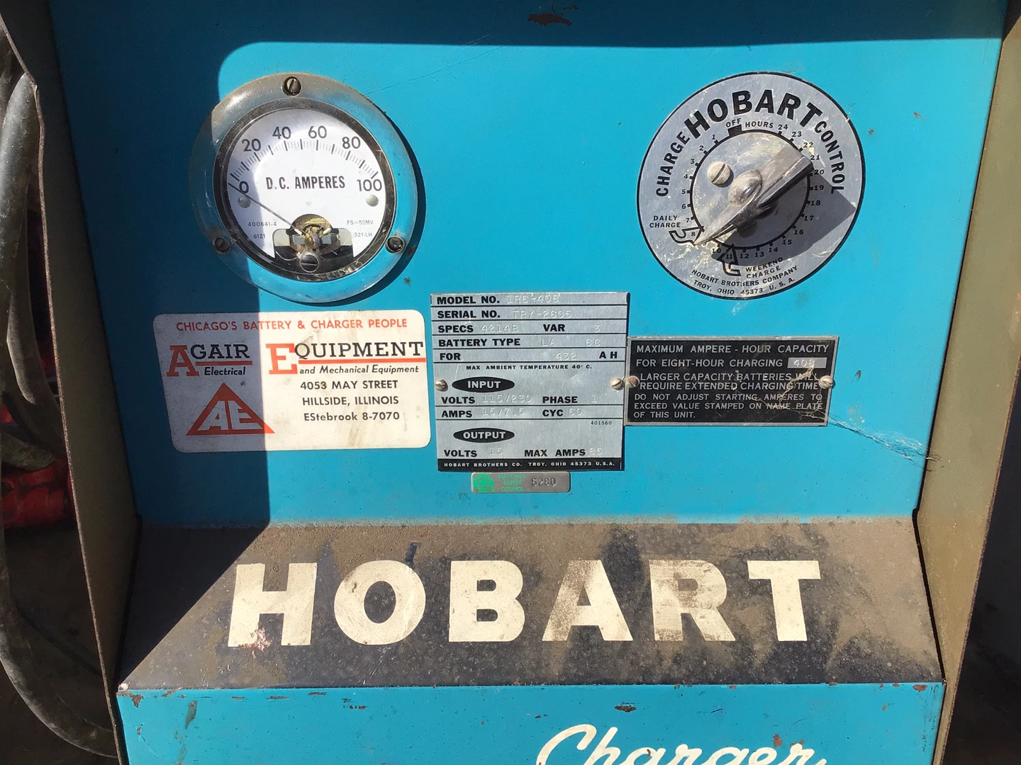 Hobart battery charger