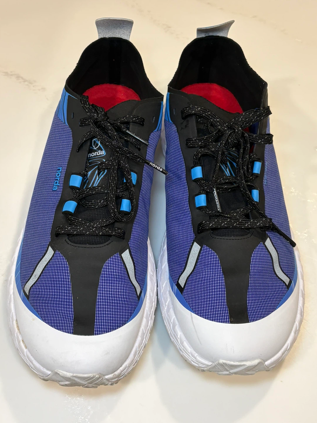 Norda 001 RZ Trail Running Shoes Blue Black Vibram Sole