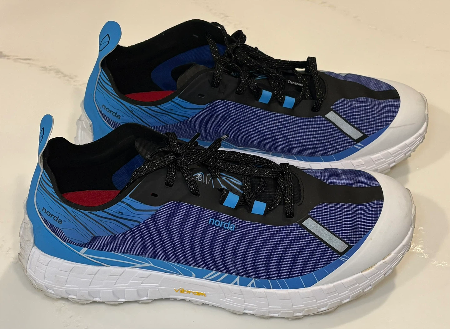 Norda 001 RZ Trail Running Shoes Blue Black Vibram Sole - photo 2
