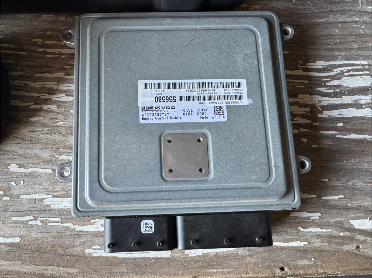 Siemens VDO Engine Control Module 4 Cyl SIM90E A2C53286727