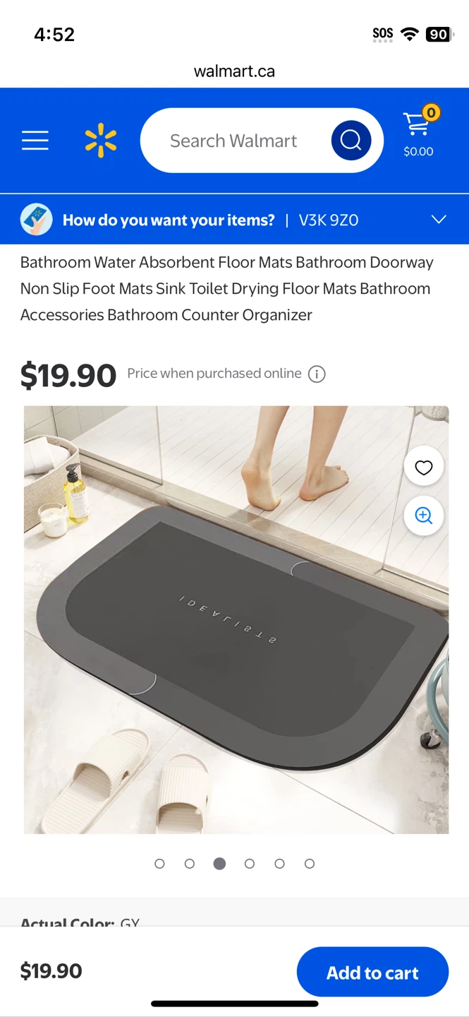 Quick Dry Diatomite Bath Mat – Non Slip Stone Bathroom Rug - photo 5
