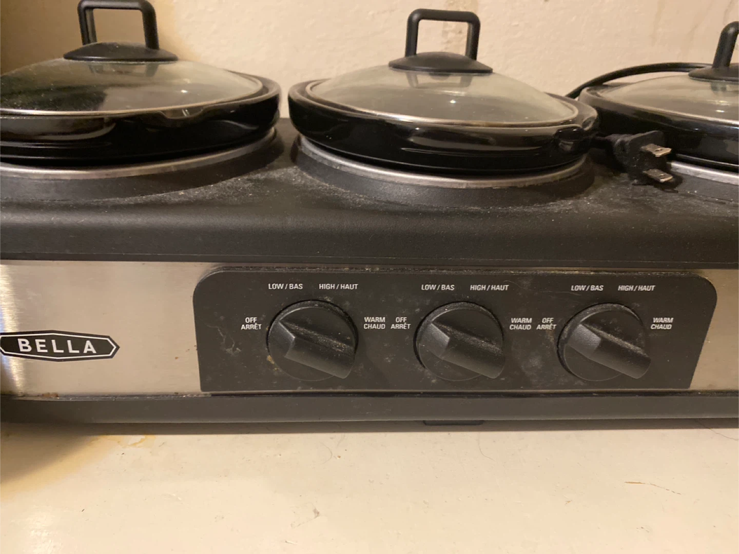 BELLA Triple Slow Cooker and Buffet Server - photo 4