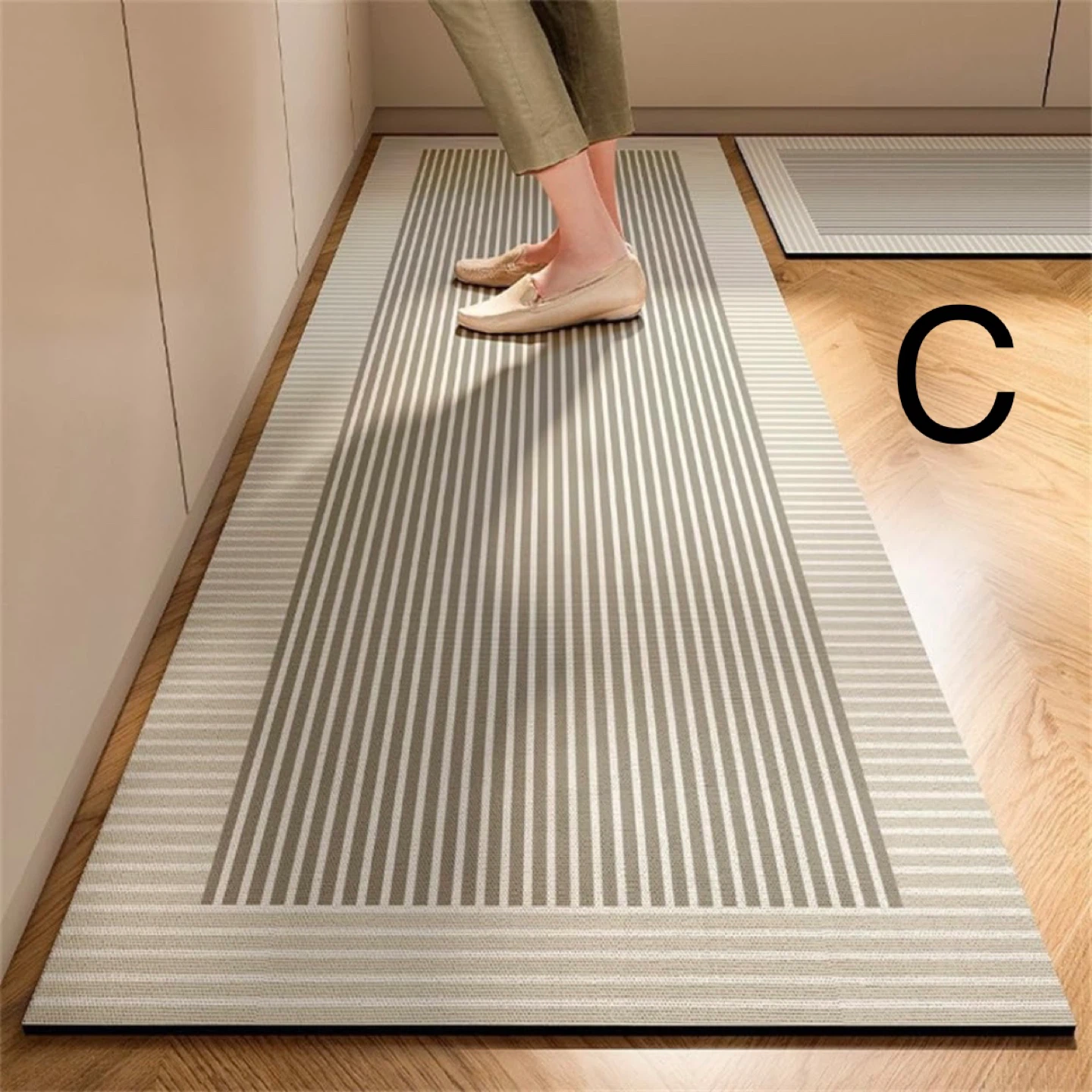Non Slip Kitchen Rug Runner, Absorbent Washable Kitchen Mat - photo 4