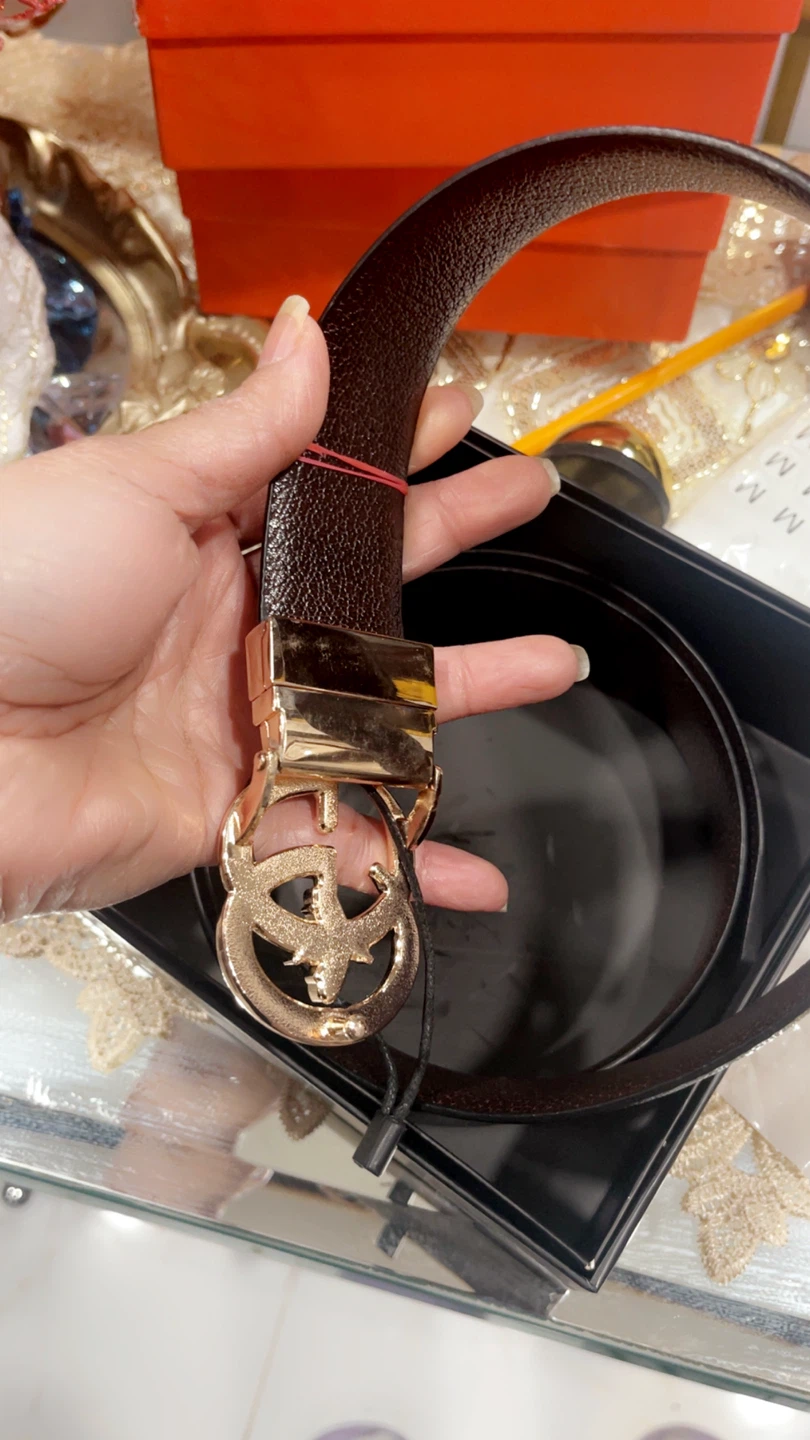 Gucci Black Leather Belt with GG Buckle - photo 2