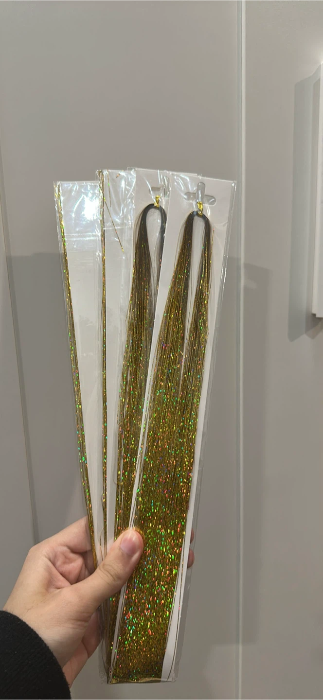 Glitter Hair Tinsels (48 Inch) - photo 2