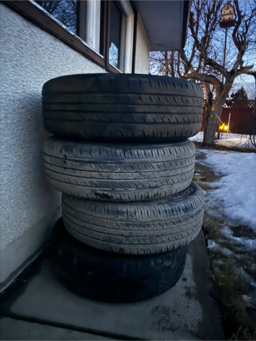 Set of Four Used Tires - photo 2