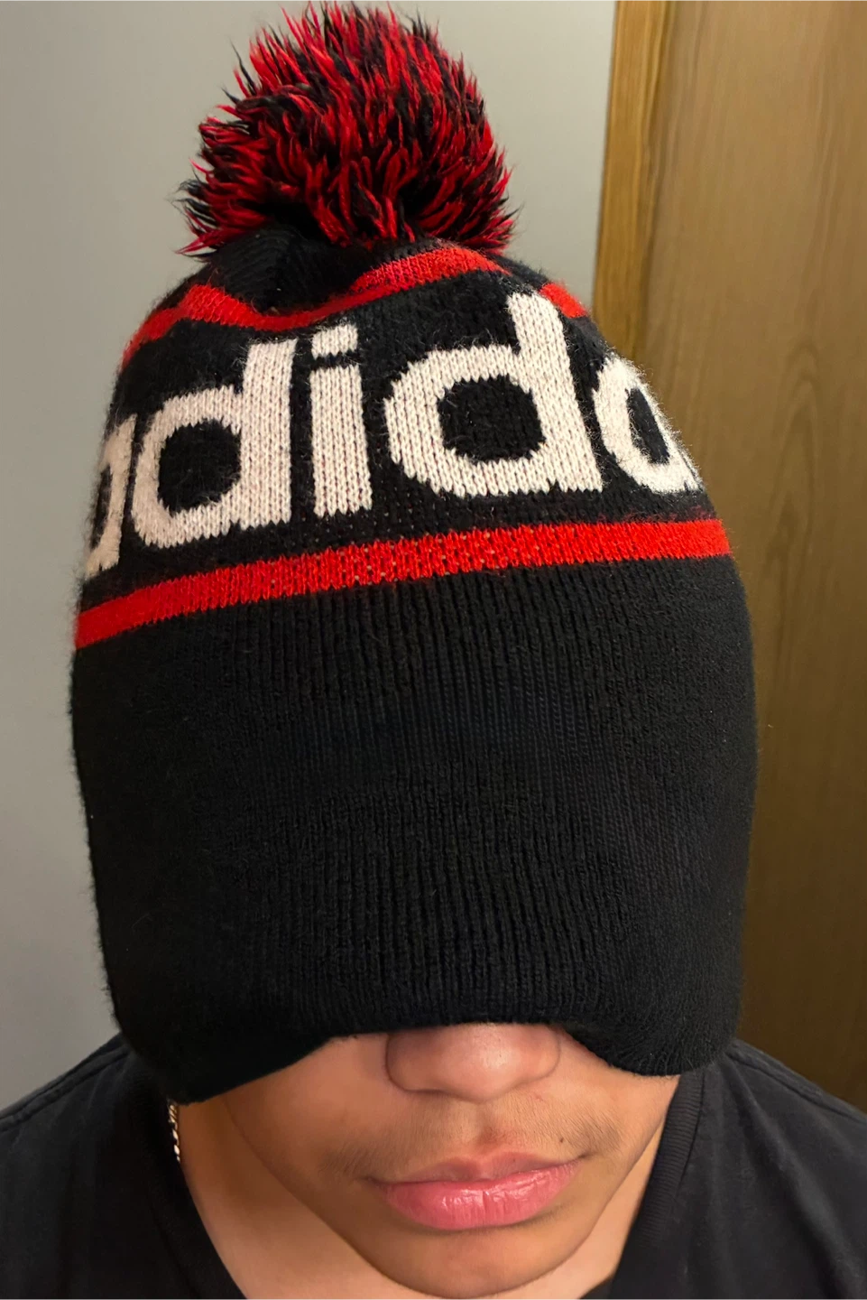 Adidas Beanie with Pom Pom