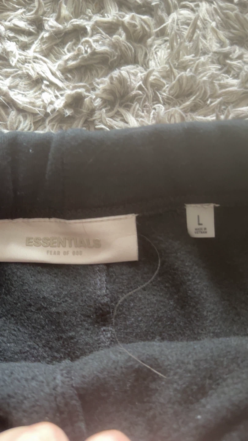 Essentials Black Sweatshorts - photo 3