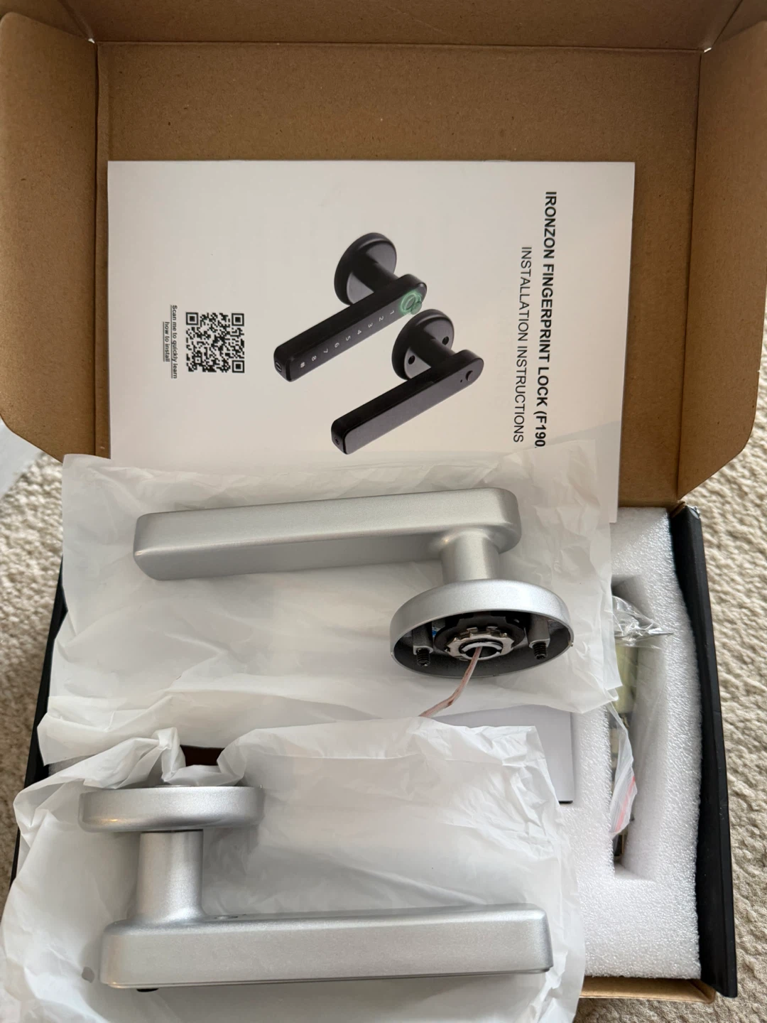 Smart Door Lock with fingerprint and keypad - photo 2