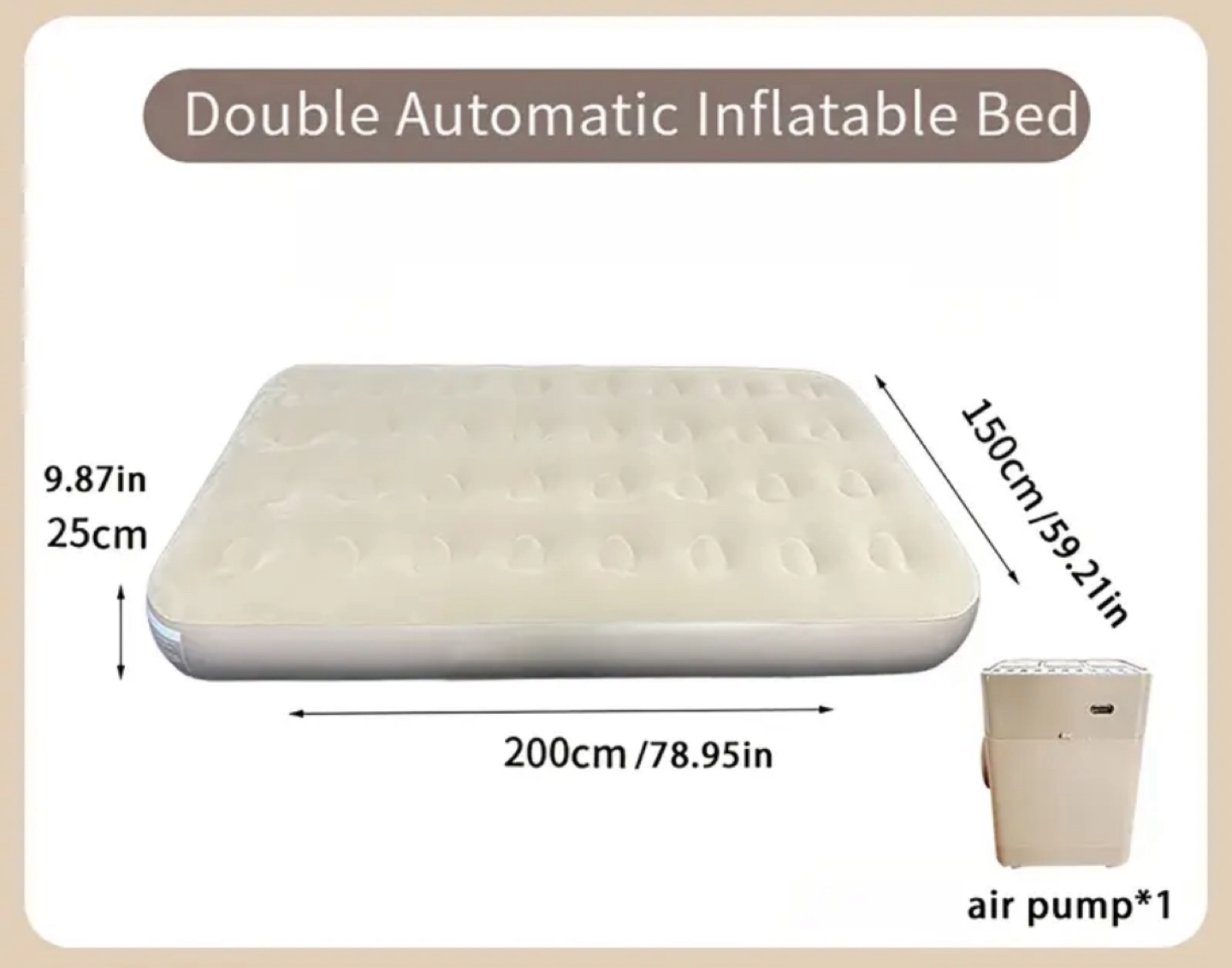 Single Automatic Inflatable Bed - photo 4