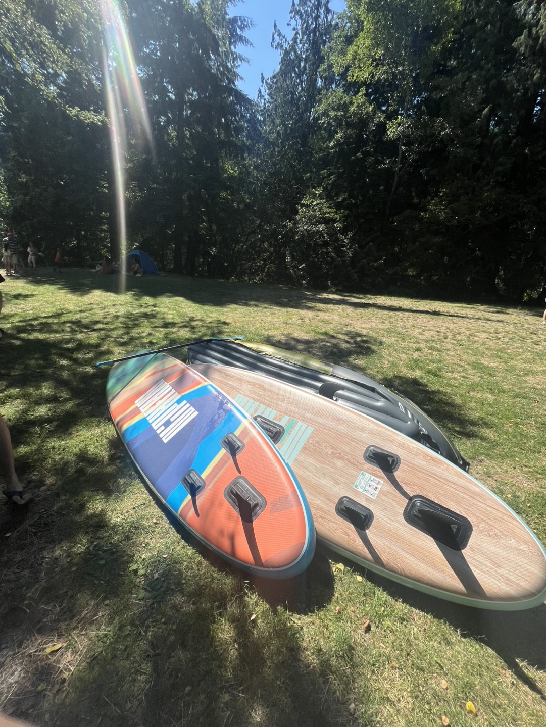 Nixperon Inflatable Stand Up Paddleboard with Accessories