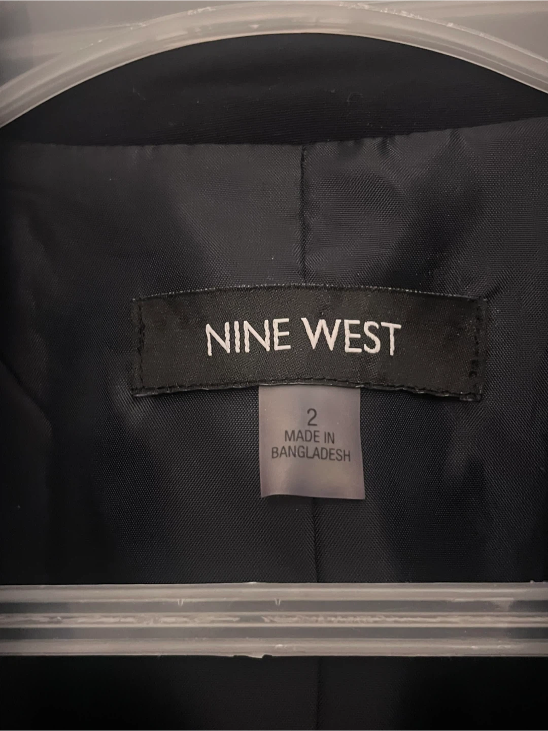 Nine West Women's Black Blazer Size 2 - photo 2