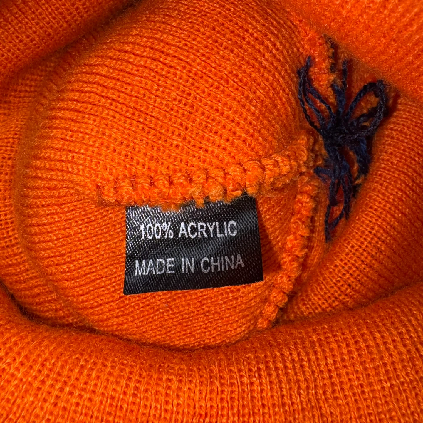Denver Broncos Striped Pom Beanie - Orange, White, Blue - photo 3