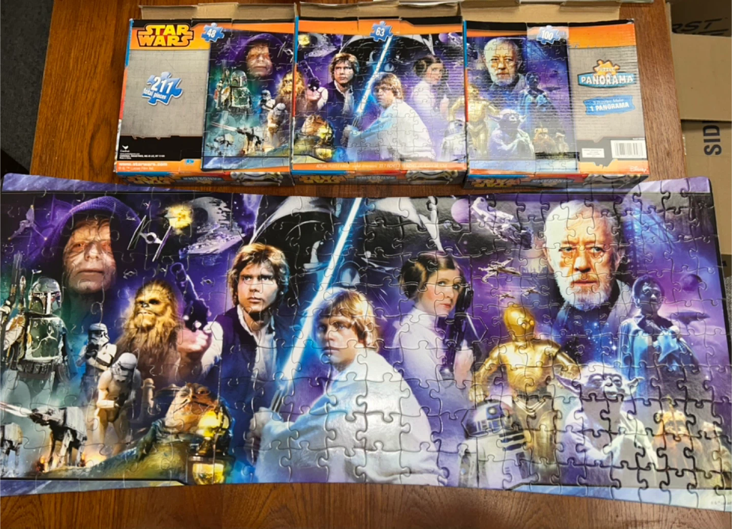 Star Wars Panorama Puzzle Set