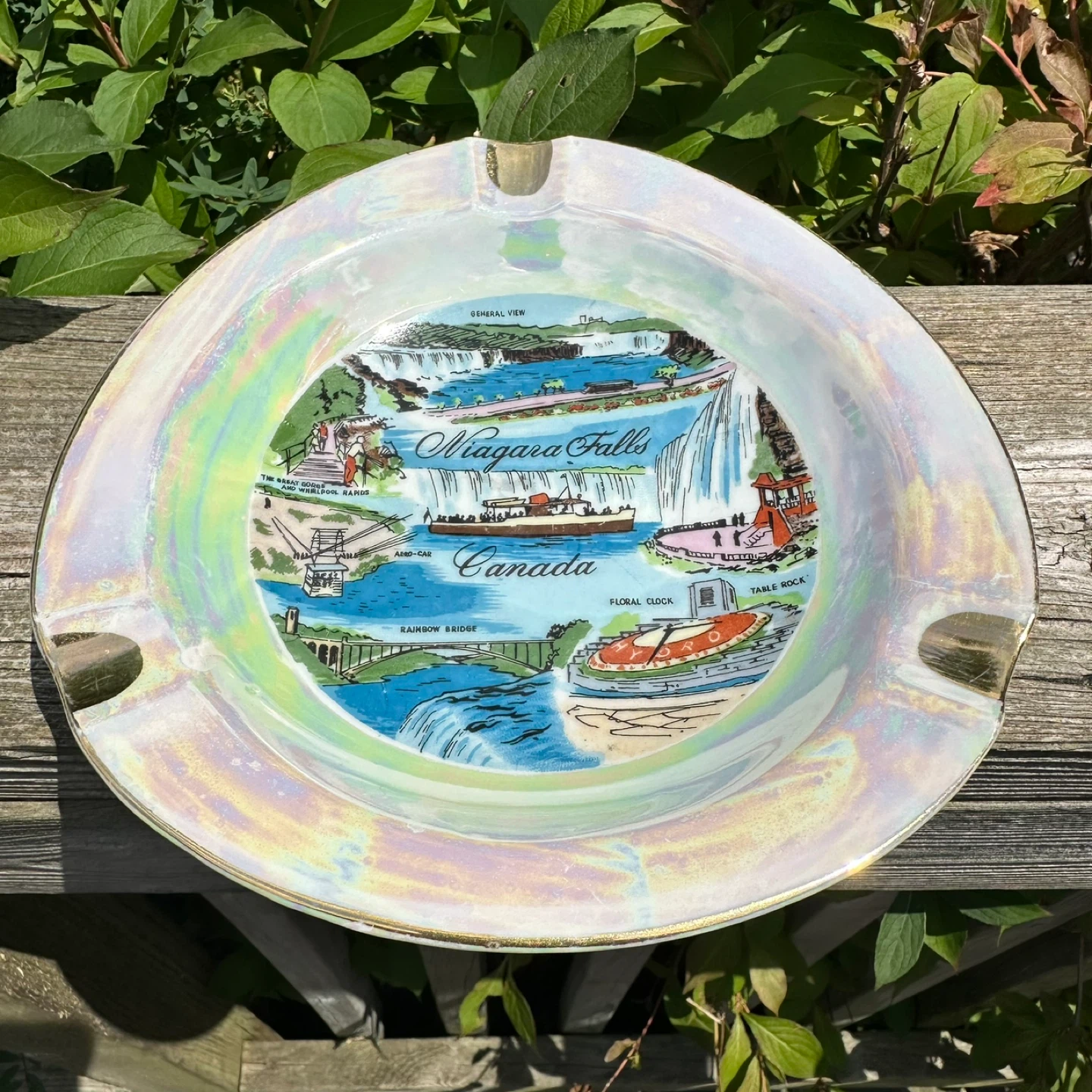 Vintage Niagara Falls Canada Ashtray