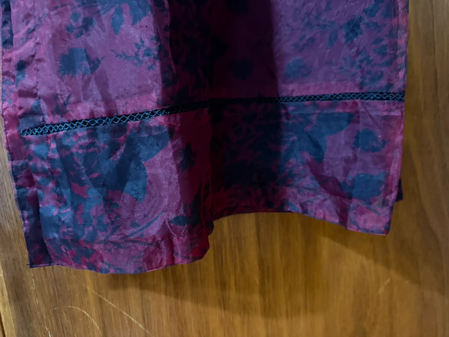 Rehlin Burgundy Floral Long Sleeve Shirt Trouser Dopatta - photo 5