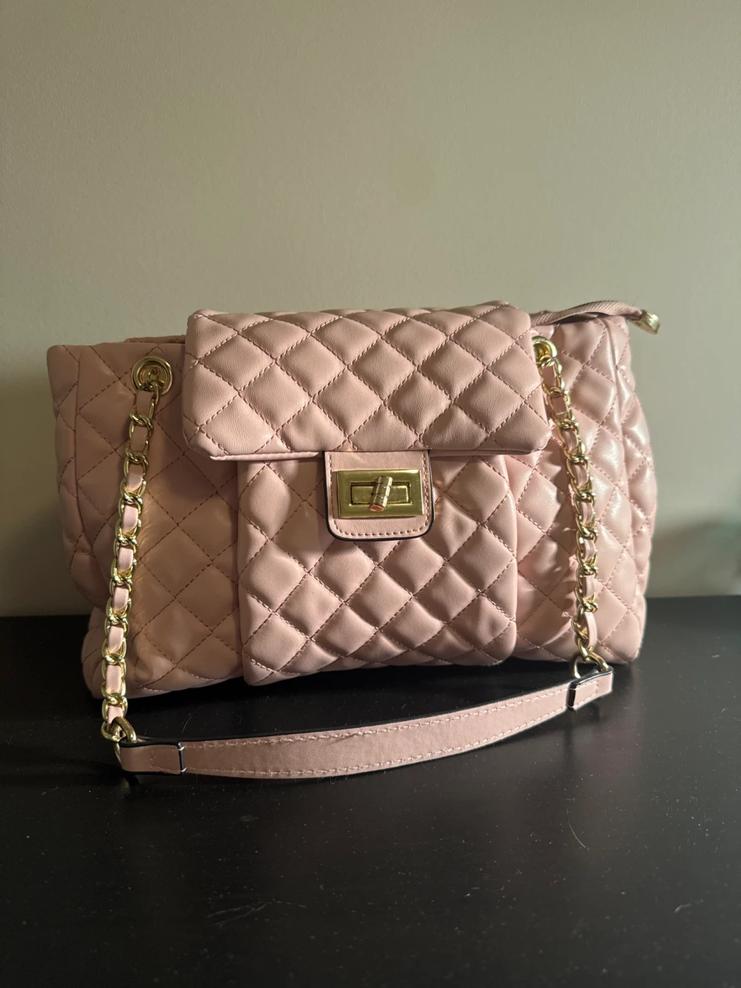 Quilted Pink Purse