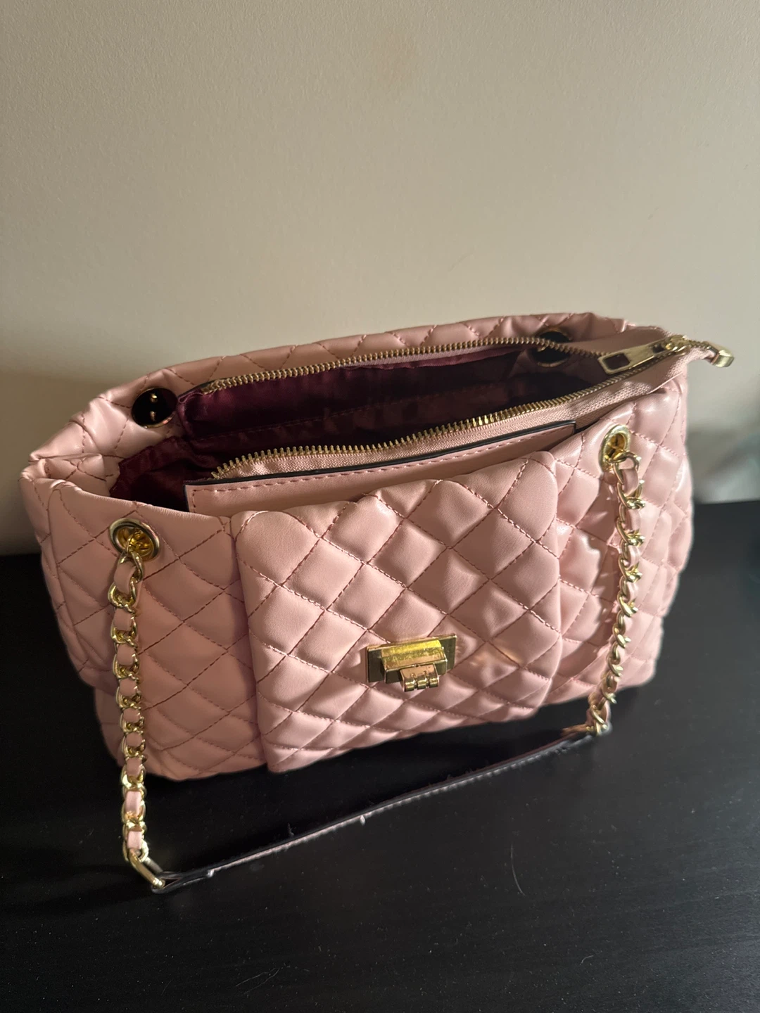 Quilted Pink Purse - photo 2