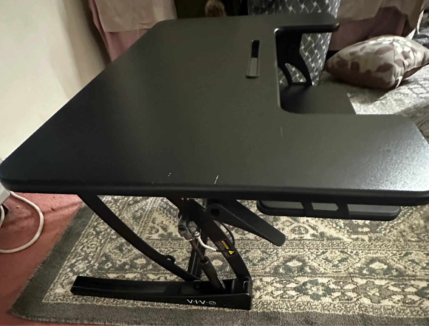 VIVO Black Standing Desk Converter - photo 2