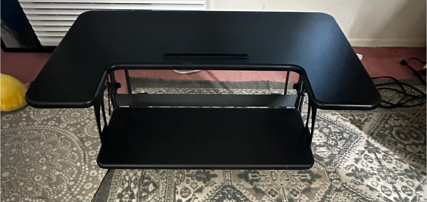 VIVO Black Standing Desk Converter - photo 3
