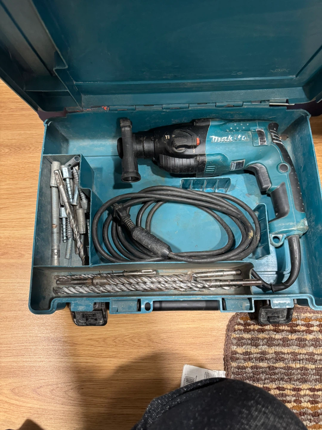 Makita Hammer Drill with Bits and Inserts