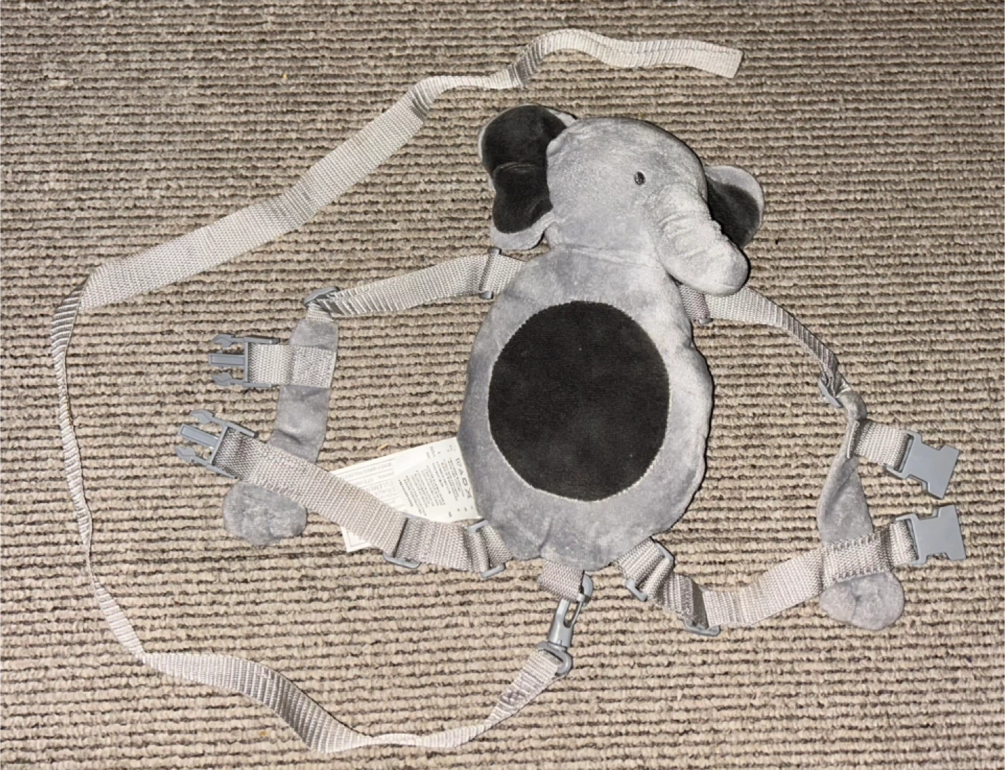 Elephant Toddler Backpack with Harness - photo 3