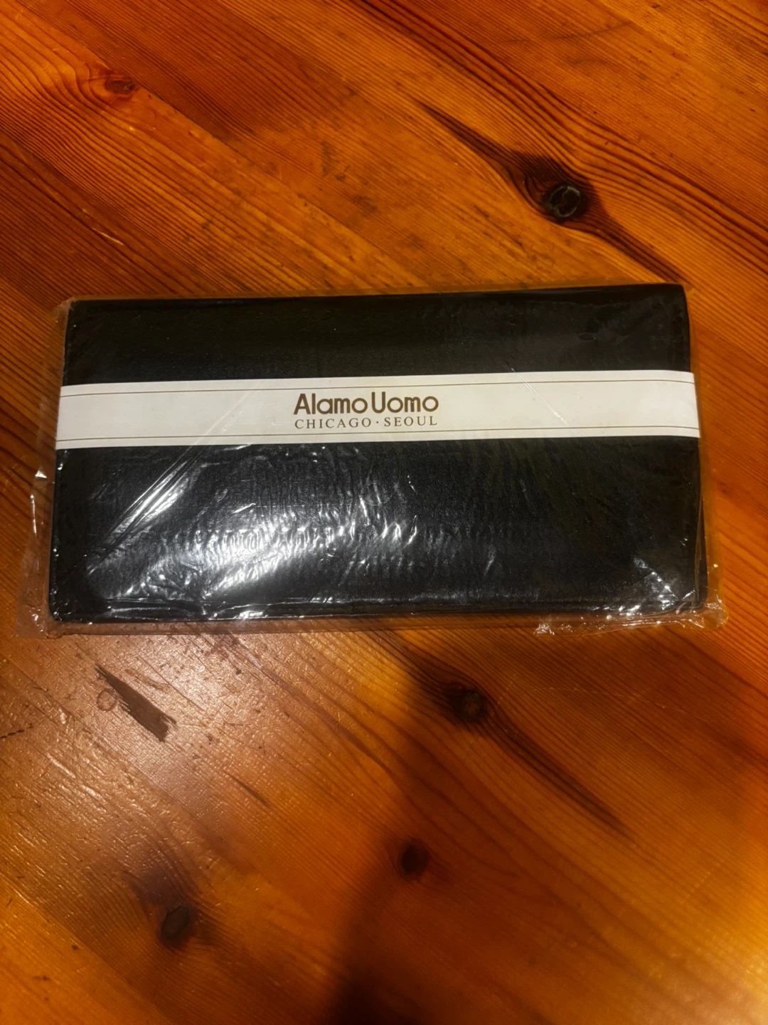 Alamo Uomo Black Leather Wallet
