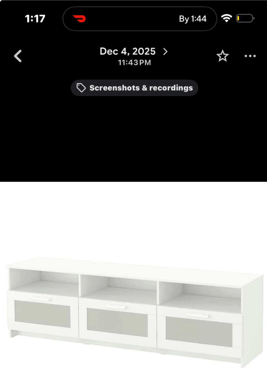 IKEA BESTÅ TV Console - White - photo 4