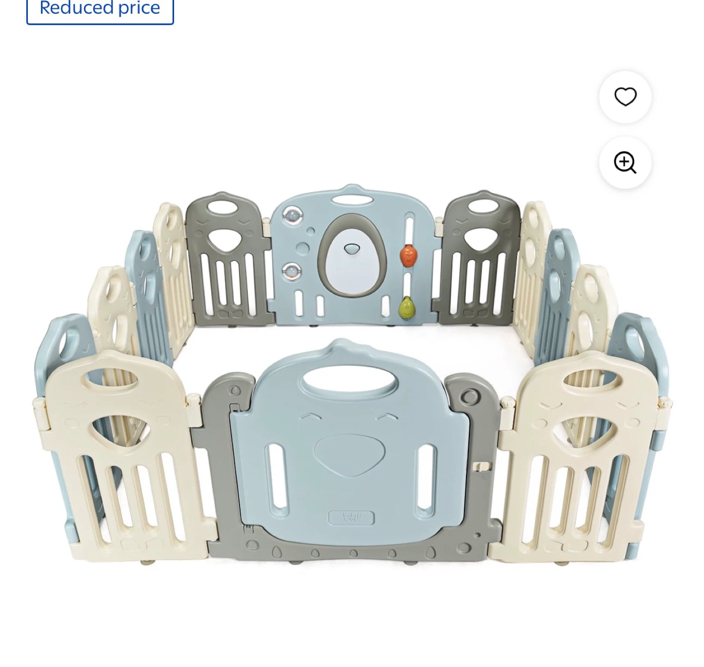 14 Panel Baby Playpen Folding Kids' Safety Center - photo 3
