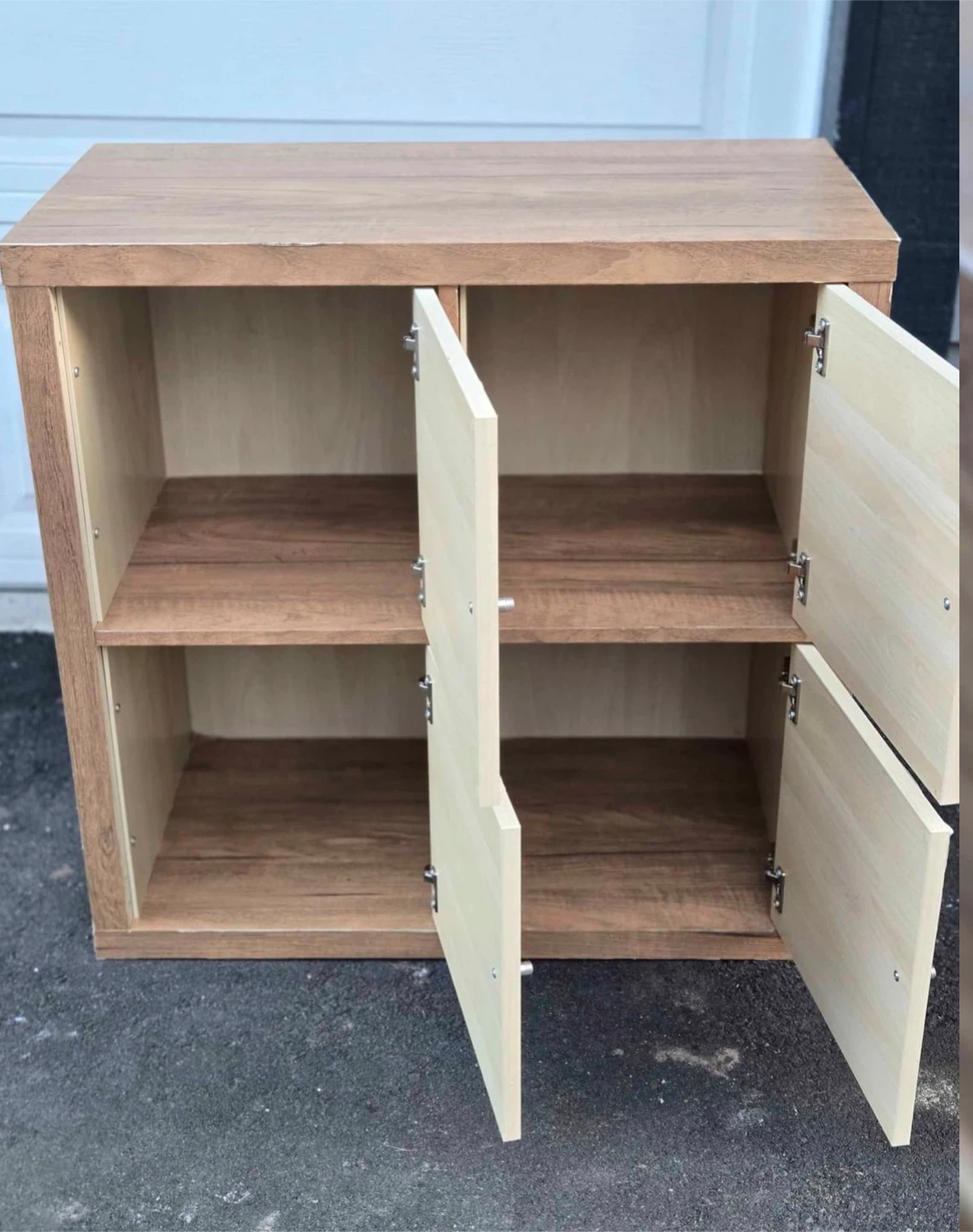 Wooden Cabinet with Doors - photo 2