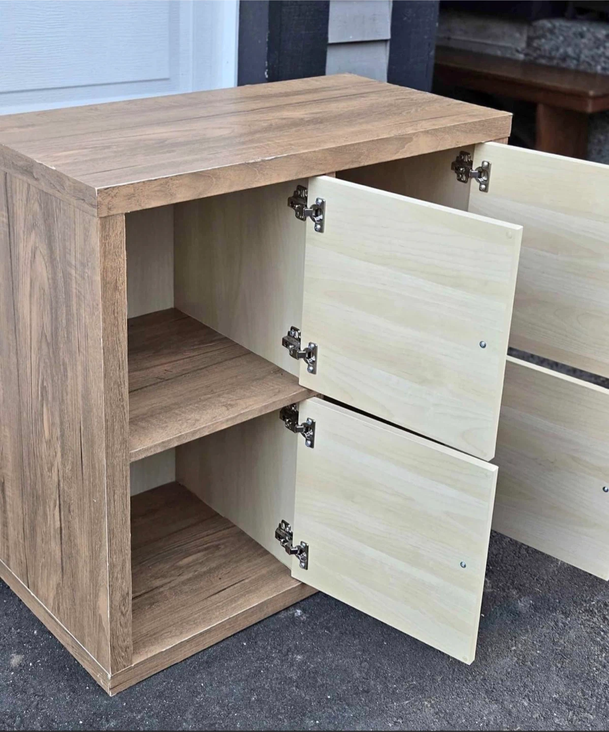 Wooden Cabinet with Doors - photo 3