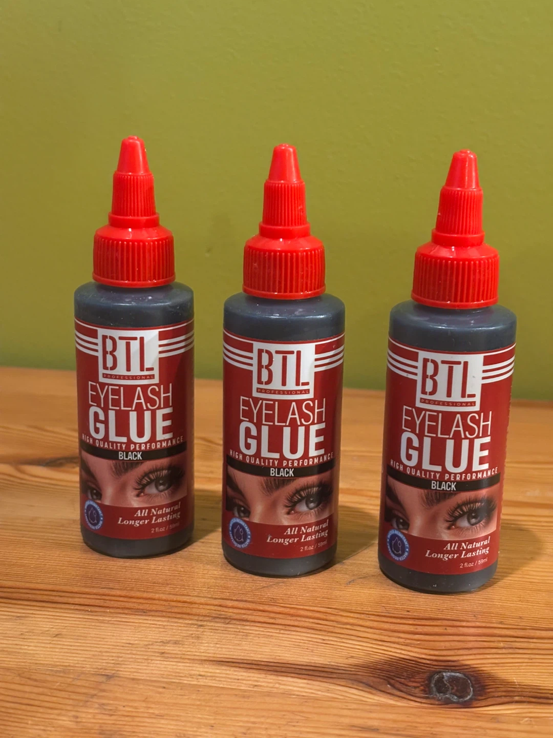 BTL Professional Eyelash Glue - Black (2 fl oz / 59ml)