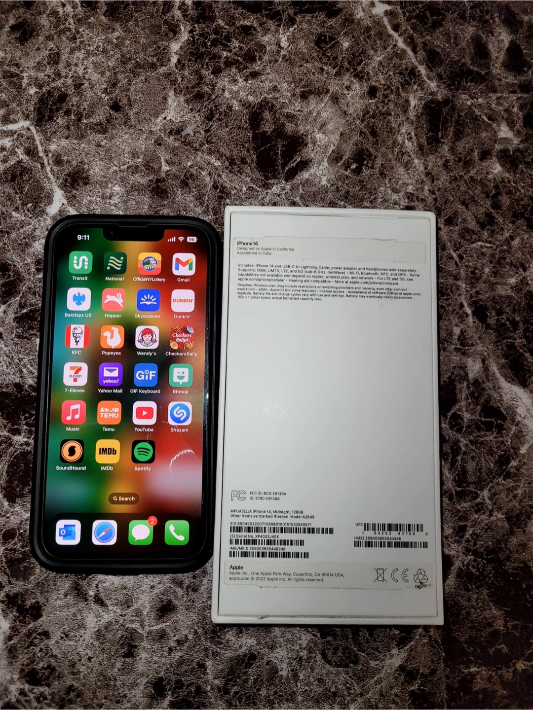 Apple iPhone 14- Midnight - 128GB bundle - photo 2