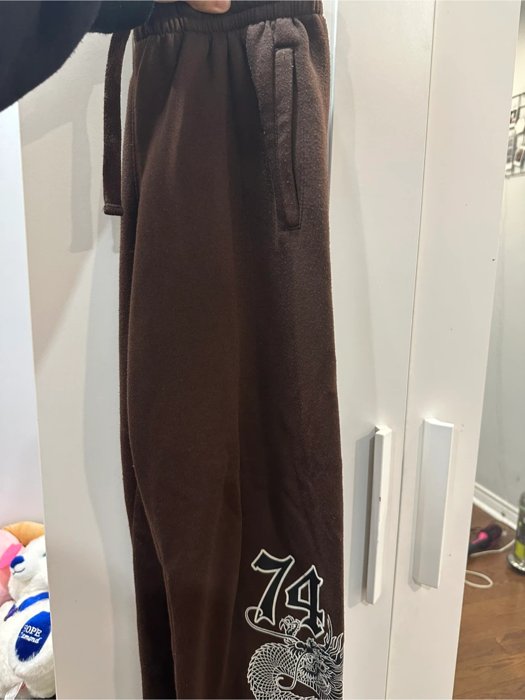 Streetwear Society Brown Sweatpants (S) - photo 2