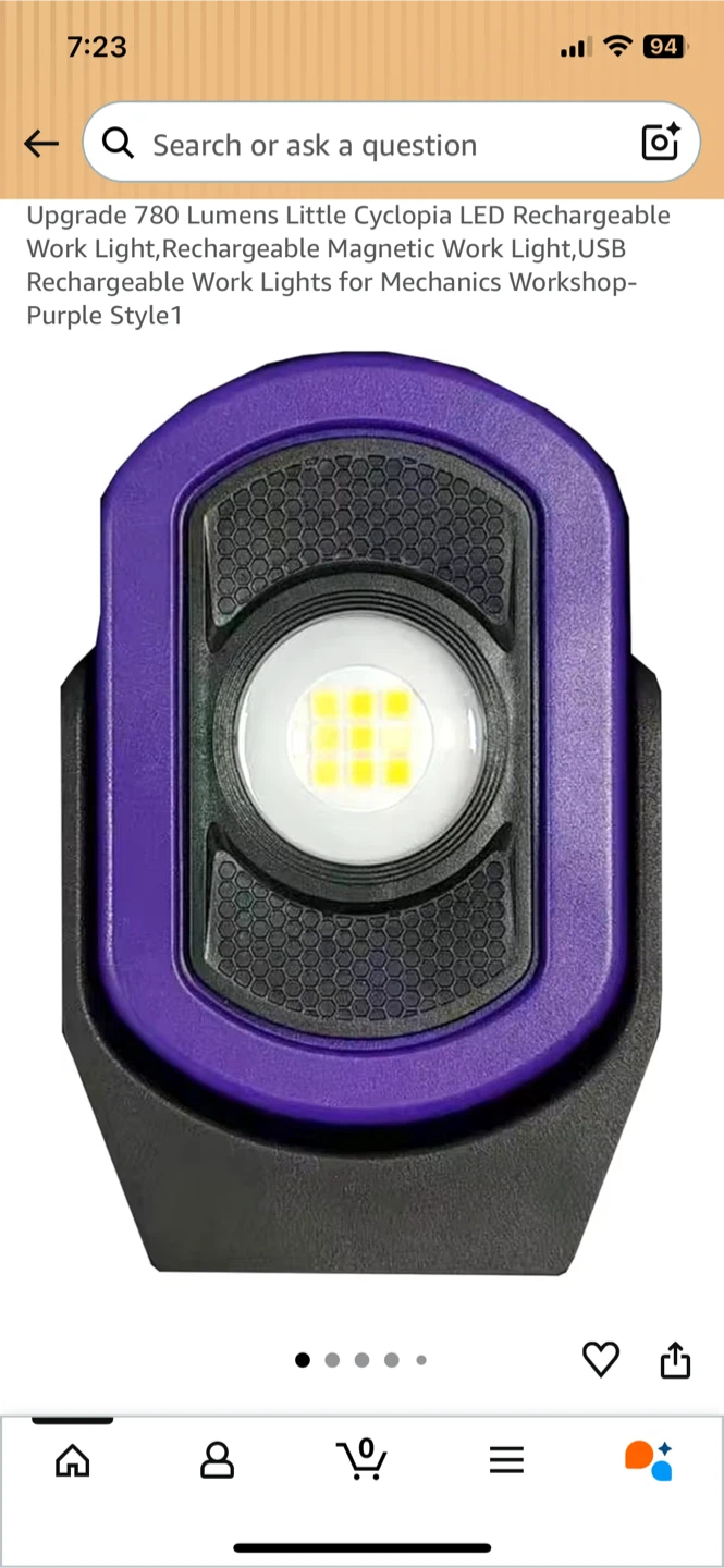 NEW! 780 Lumen Mechanic's LED Work Light