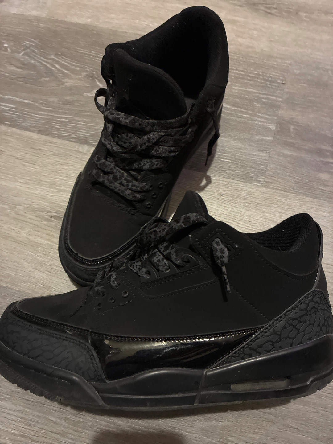 Black Jordan 3 Men's Sneakers - photo 4