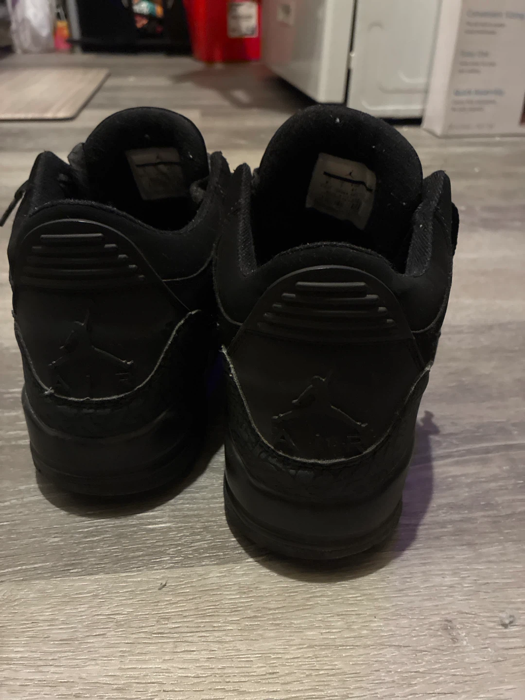 Black Jordan 3 Men's Sneakers - photo 2