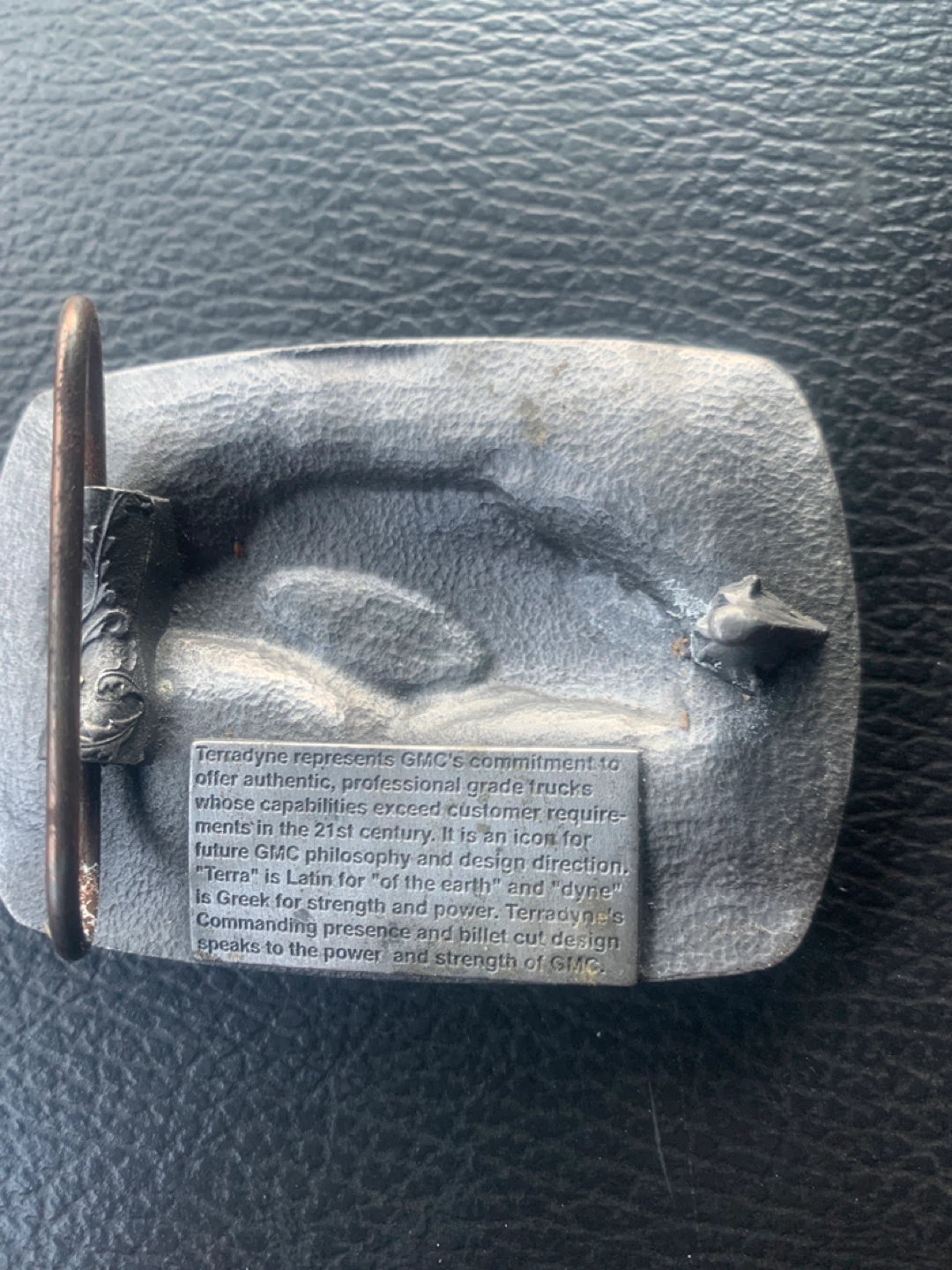 GMC "Terradyne" Pickup Truck Belt Buckle - photo 2