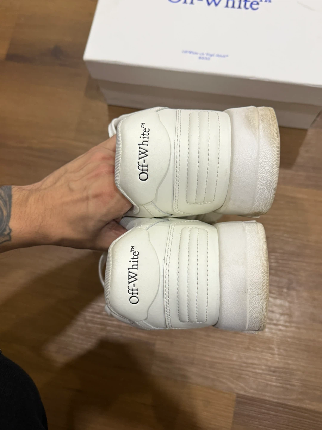 Off-White Out of Office 'Triple White' size 9 og all - photo 5