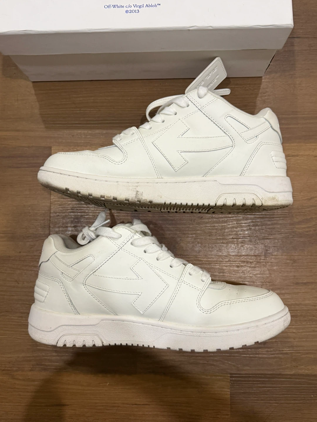 Off-White Out of Office 'Triple White' size 9 og all - photo 3